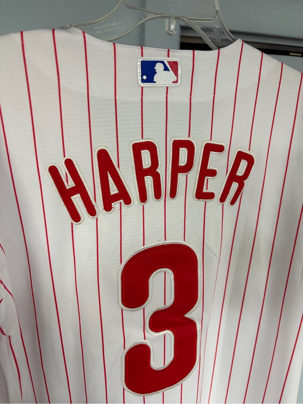 Philadelphia Phillies Bryce Harper nike MLB official home baseball jersey Small - Picture 11 of 12